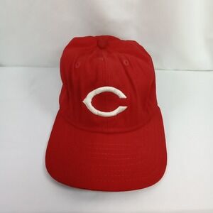 Vintage New Era Cincinnati Reds Pro Model 100% Wool Red Fitted Baseball Cap Hat